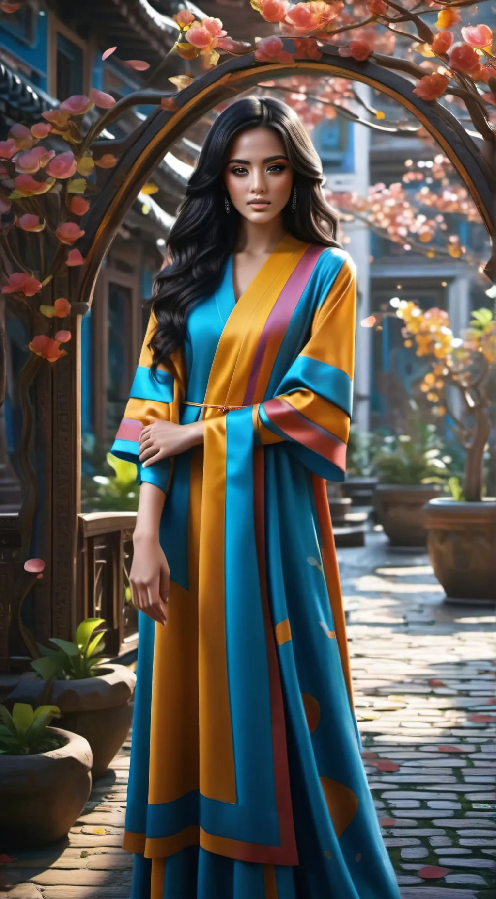 ai character: tiki background