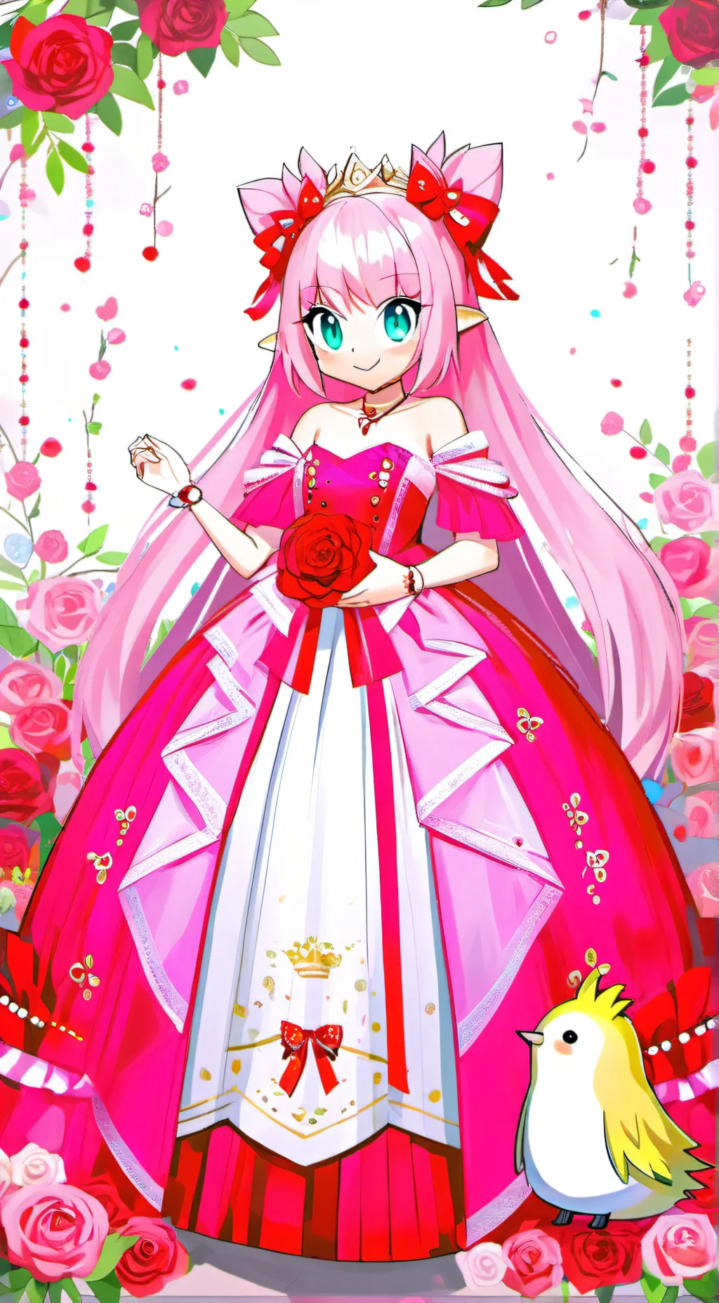 ai character: amy rose background