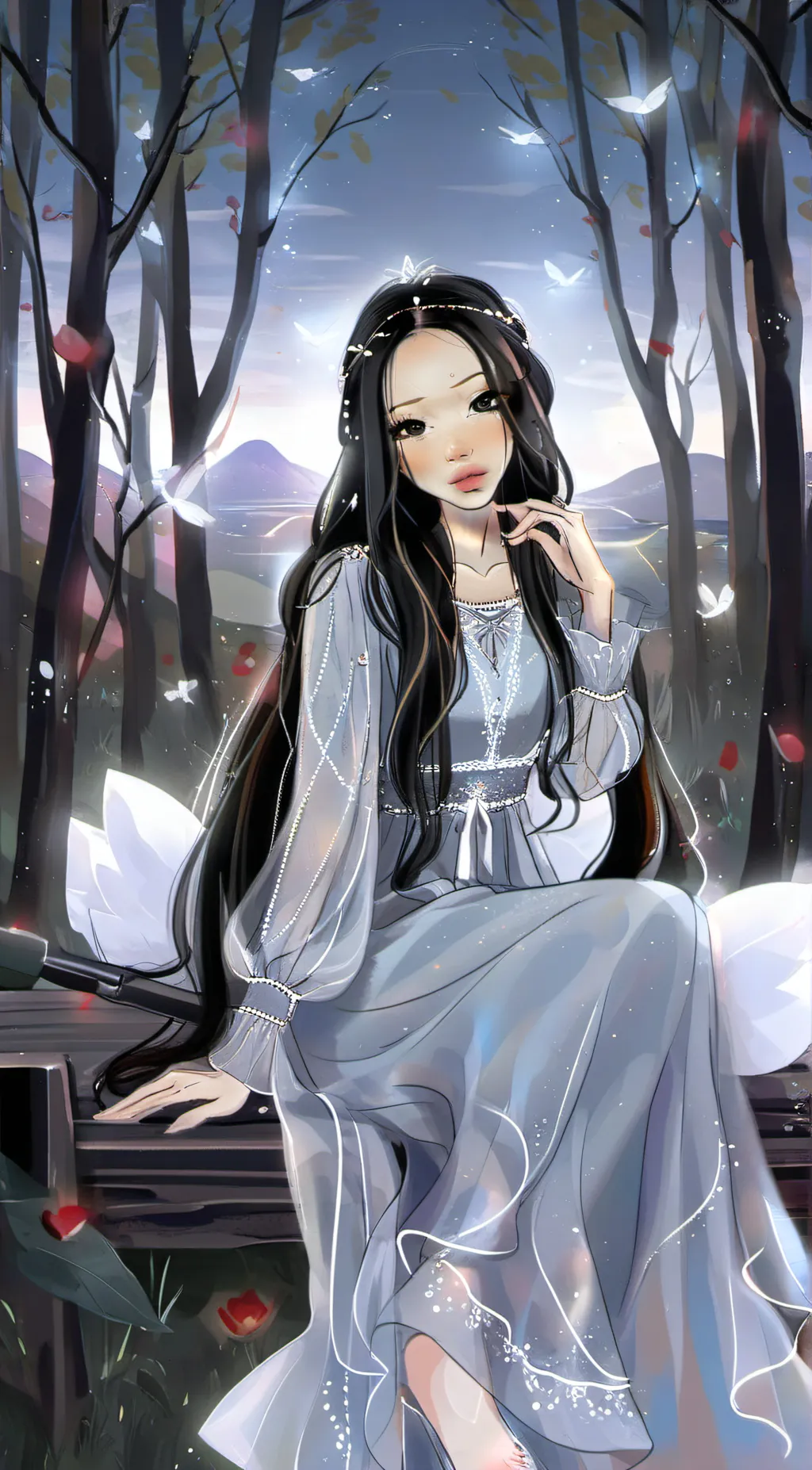 ai character: Evelyn background