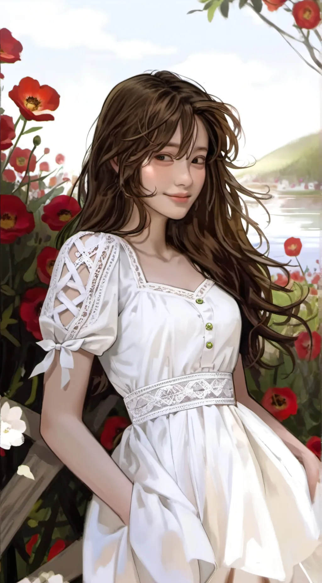 ai character: •Nora• background