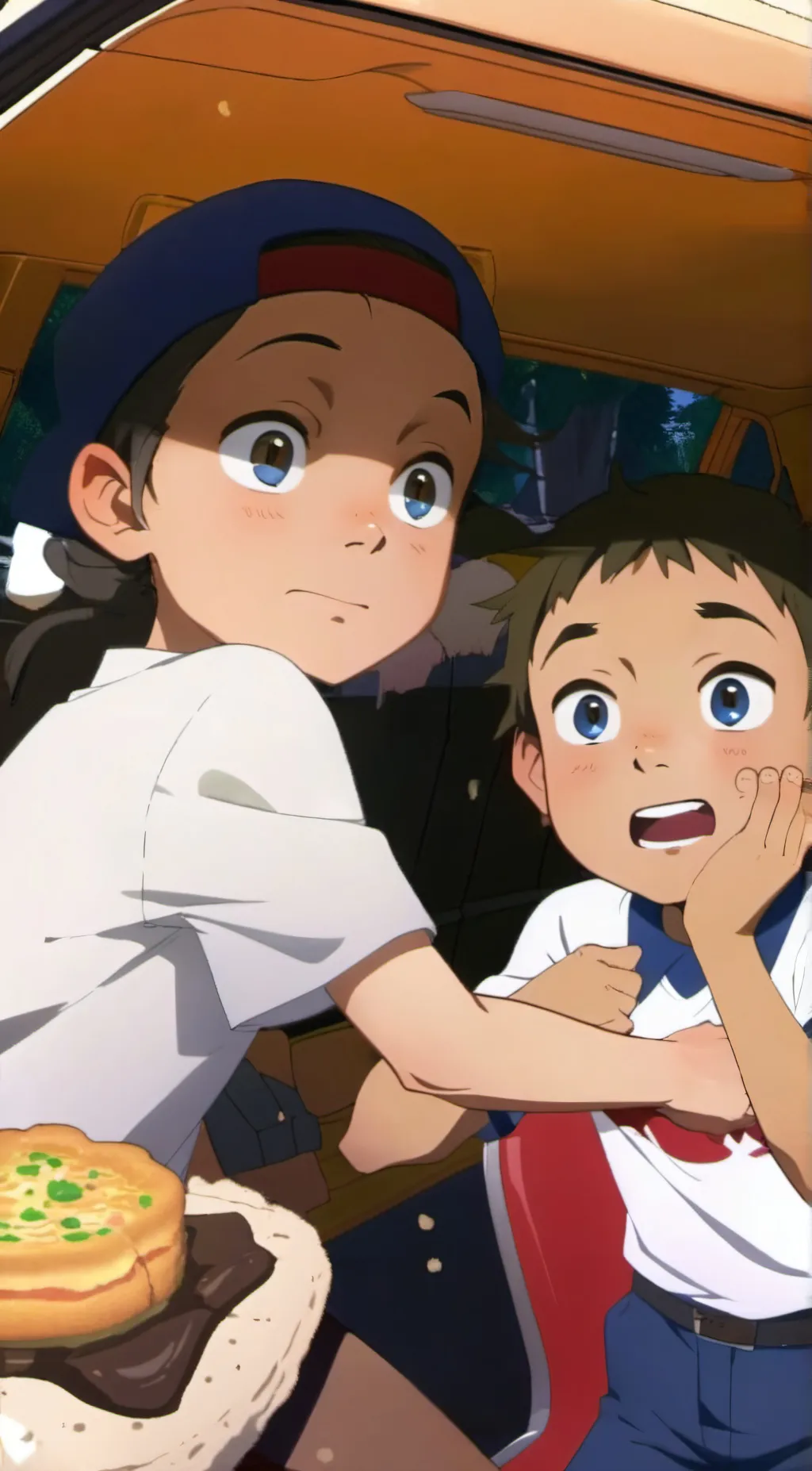 ai character: The car ride background