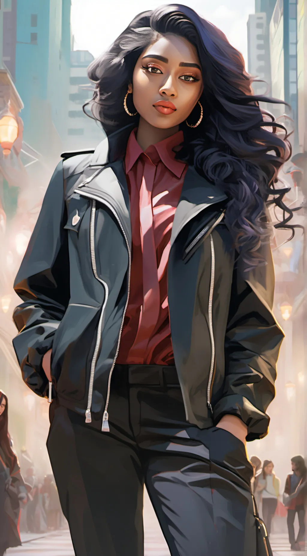 ai character: Ashely background