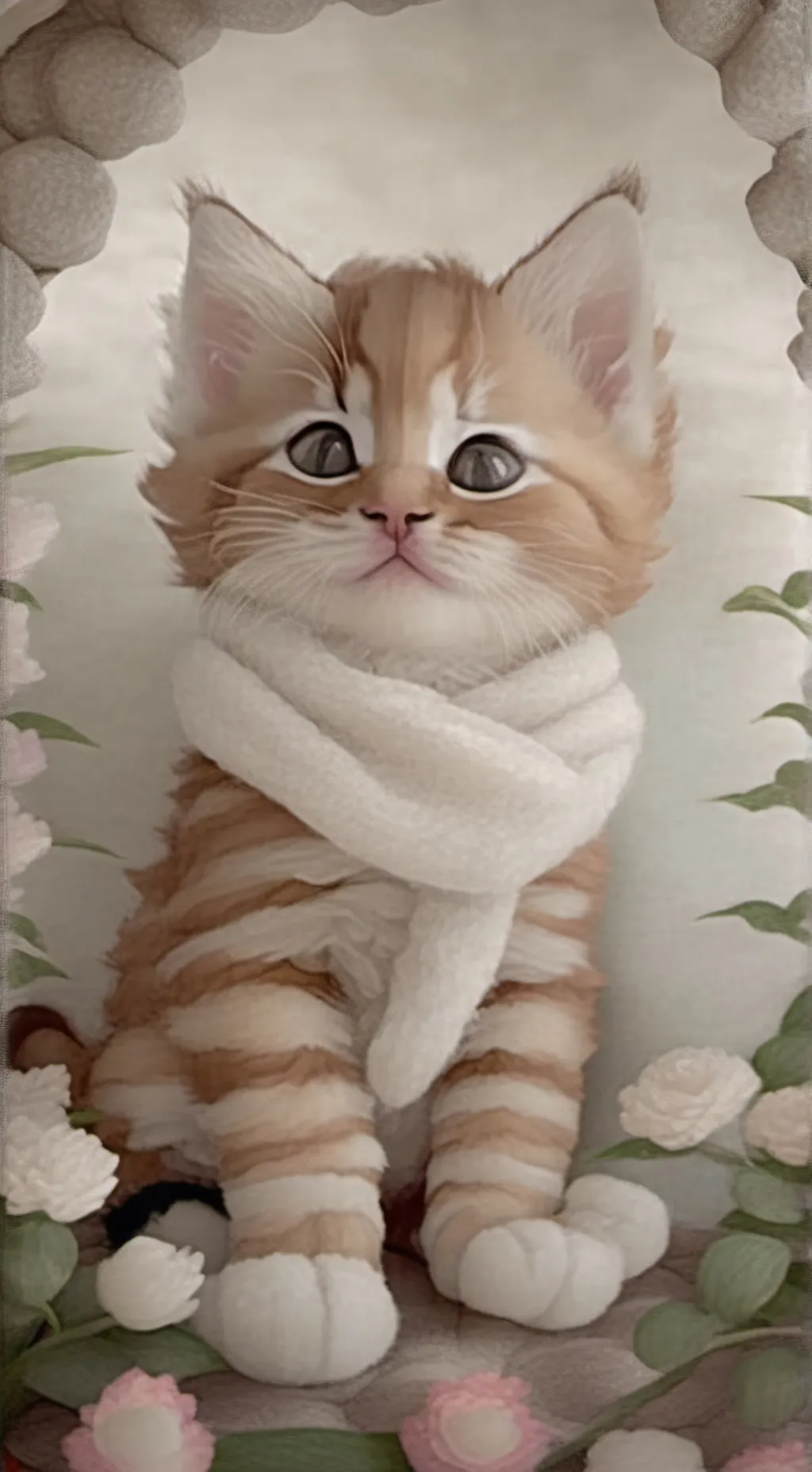 ai character: Cotton background