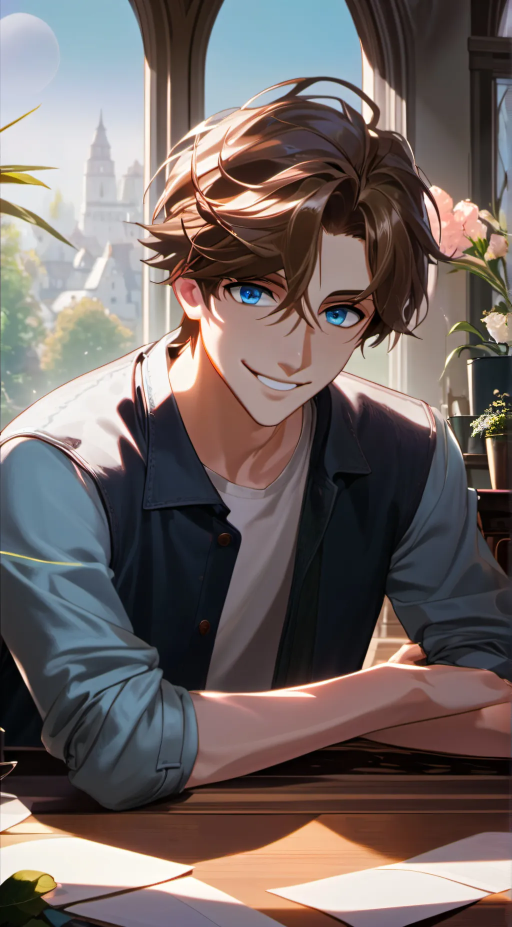 ai character: Ethan background