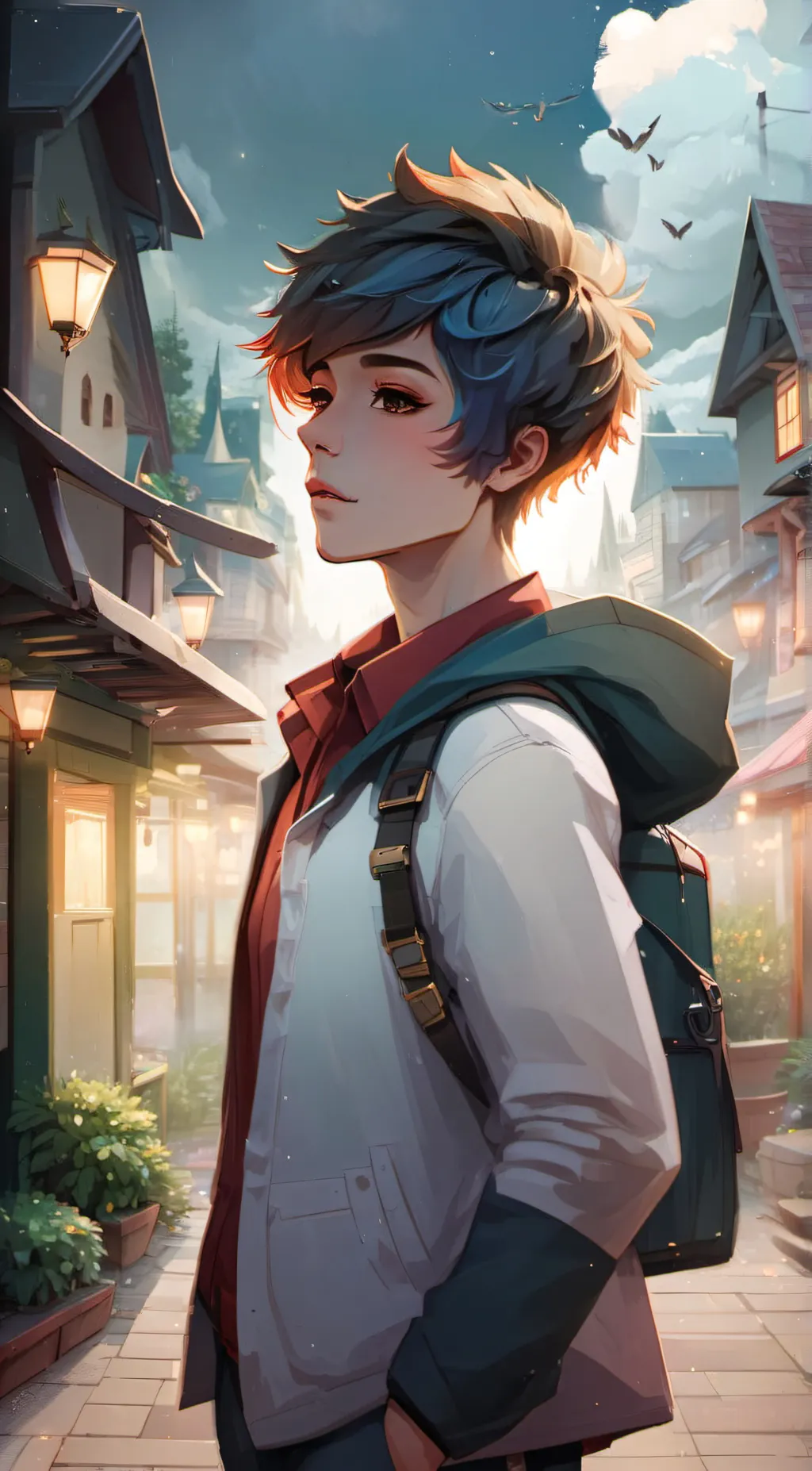 ai character: Oliver background