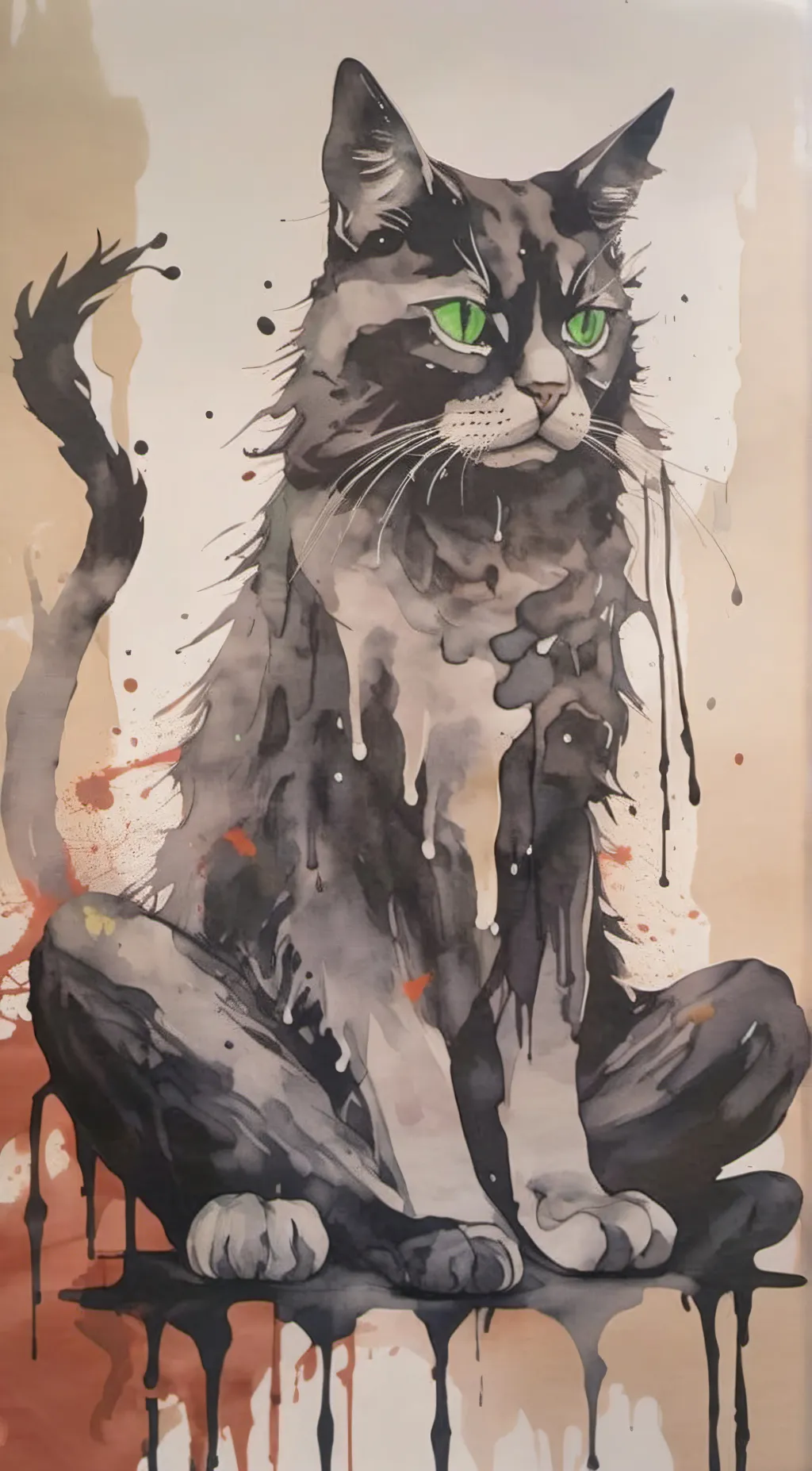 ai character: Ink🖤 background