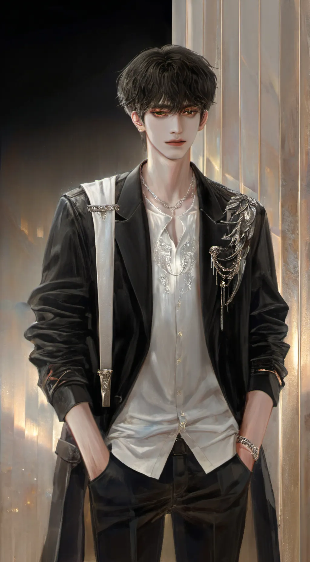 ai character: Leo background