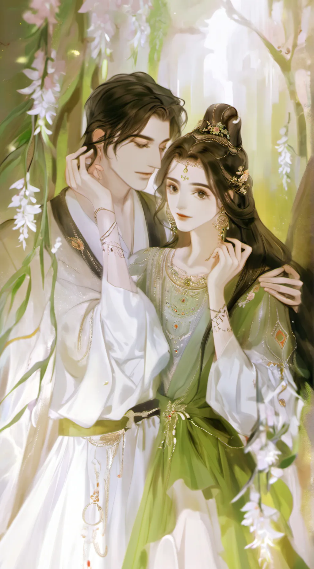 ai character: Glitch background