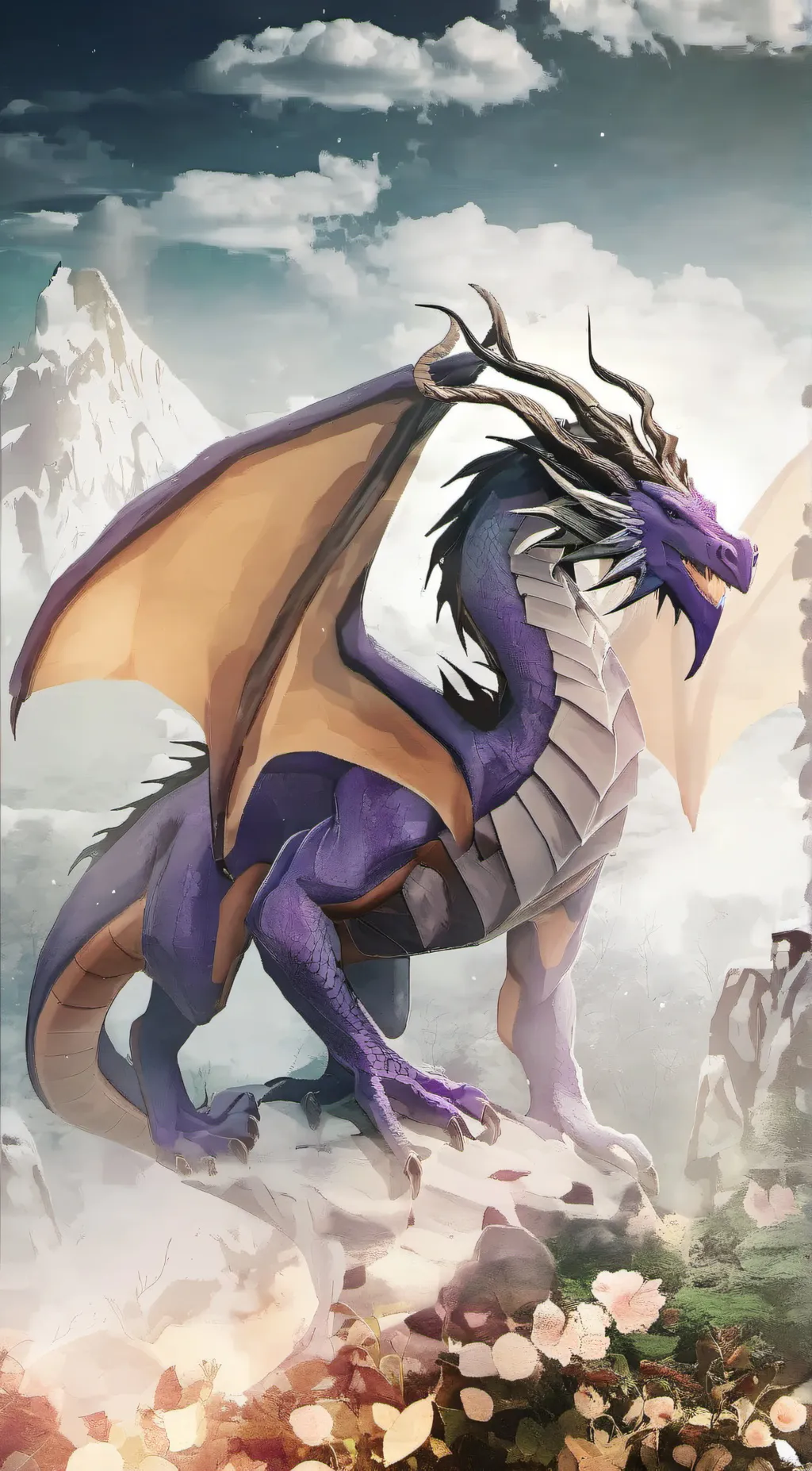 ai character: Dragon background