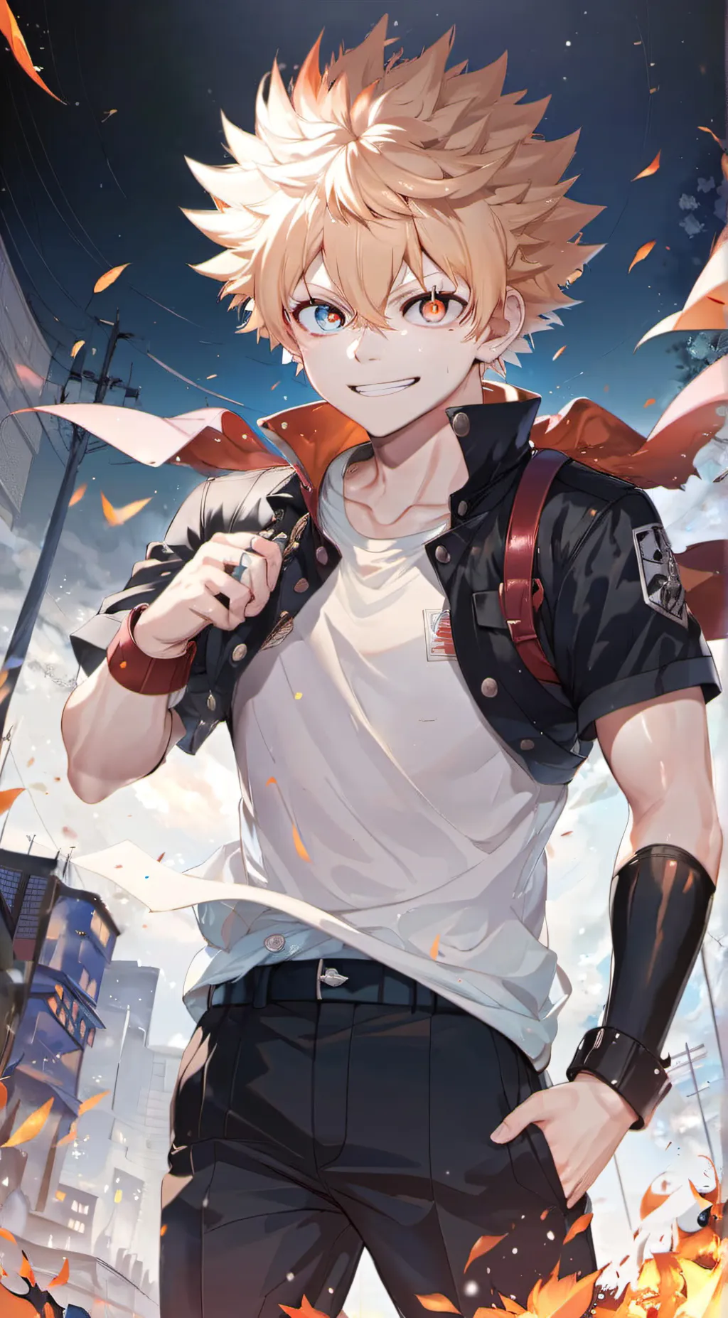 ai character: bakugo background