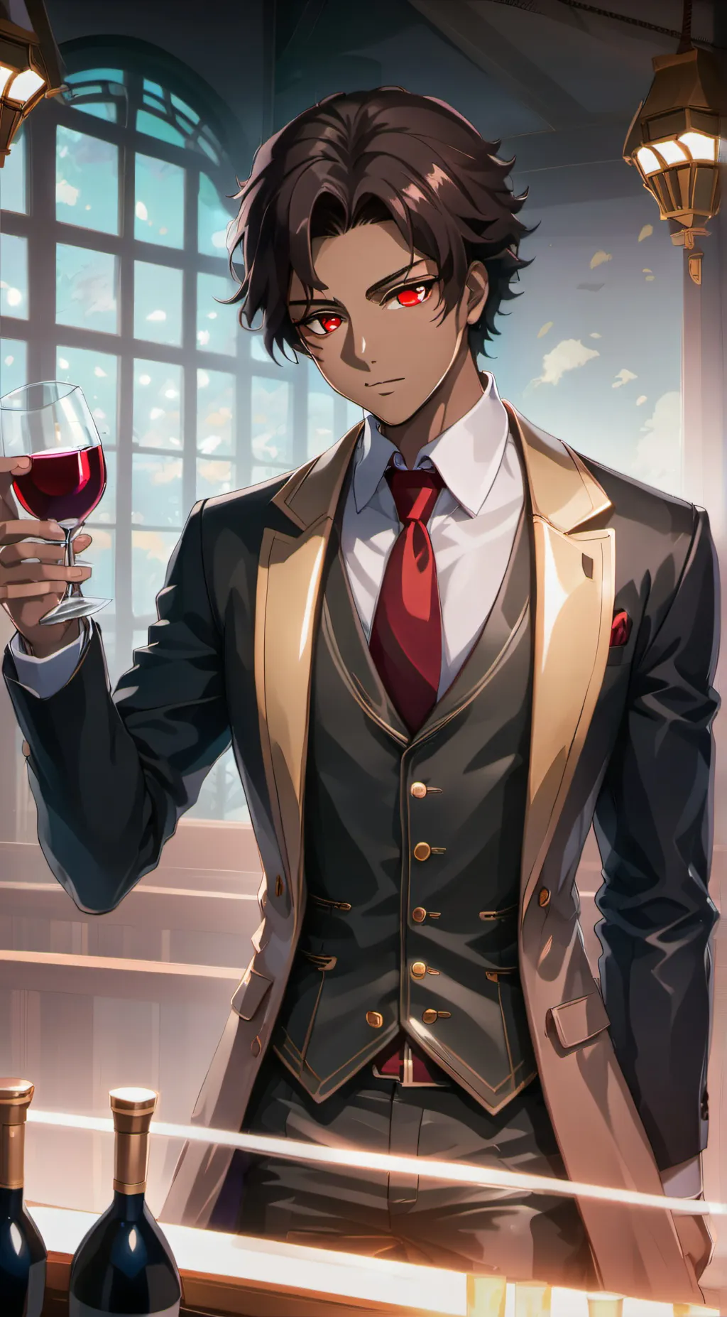 ai character: Muzan Kibutsuji  background