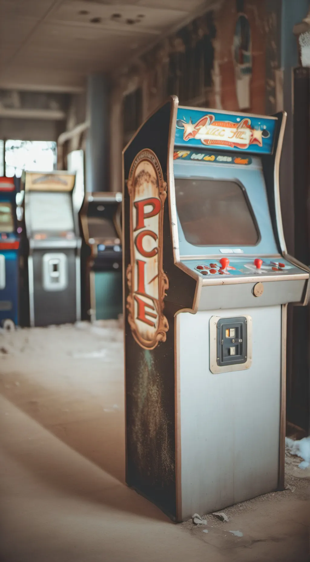 ai character: Arcade Machine  background