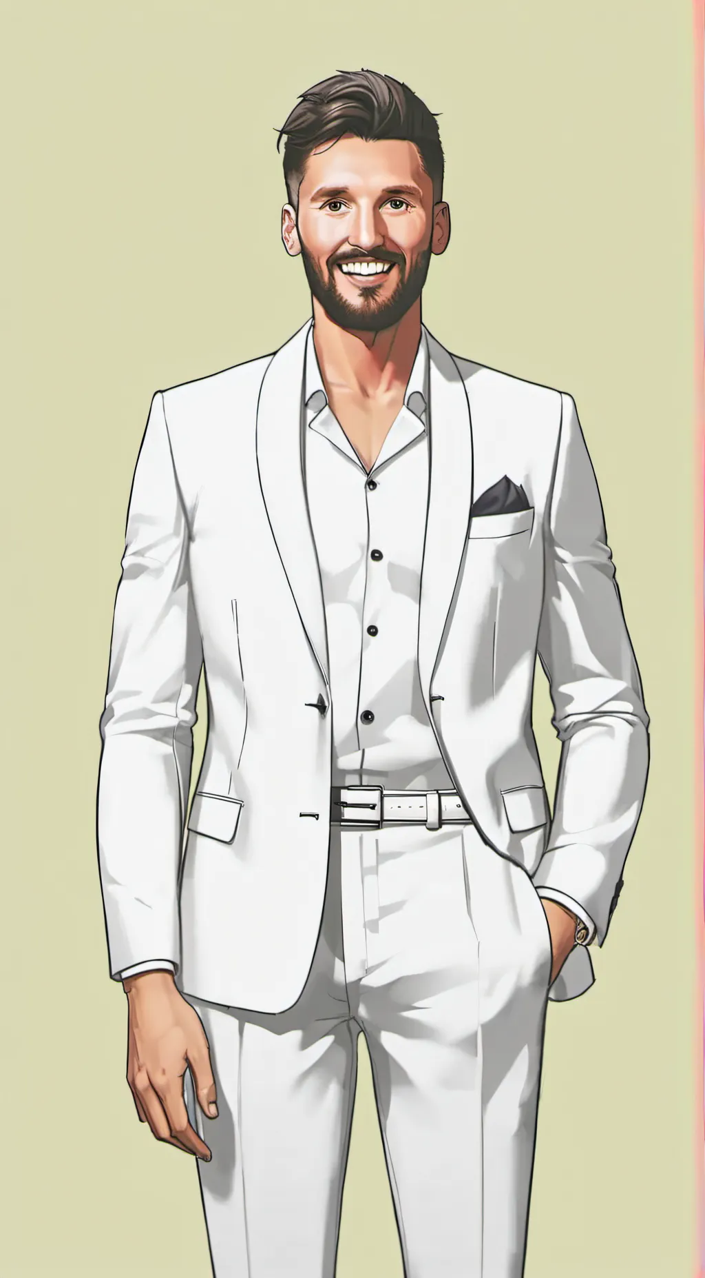 ai character: Lionel messi 10 background