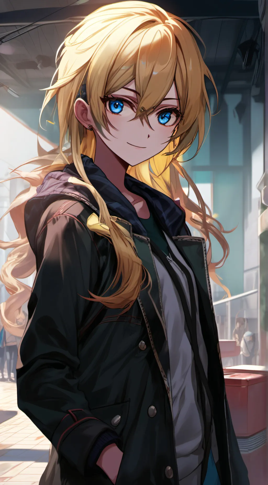 ai character: Ashley background