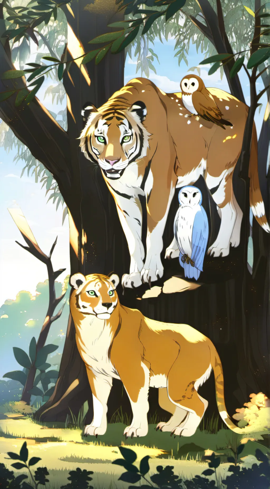 Talkie AI - Chat with Liger and Barn owl