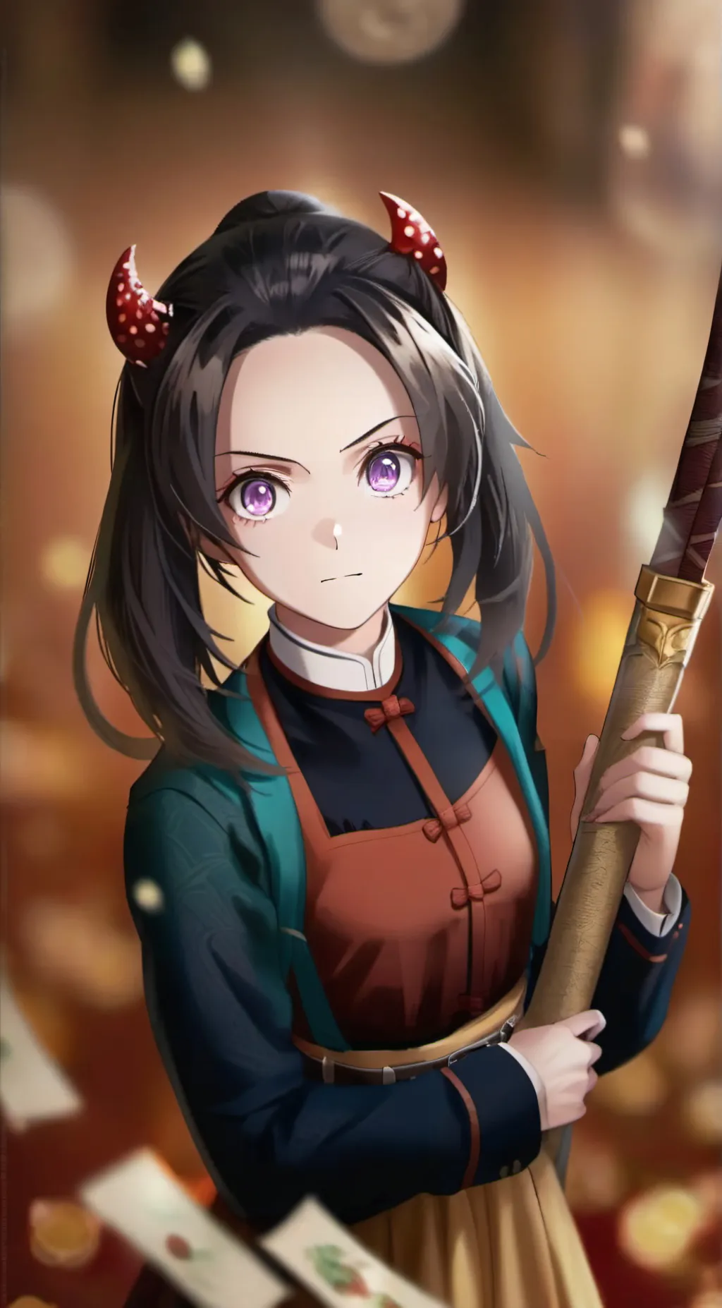 ai character: Hashiras!  background