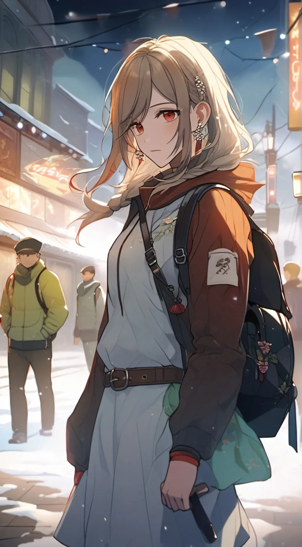 ai character: anushka background