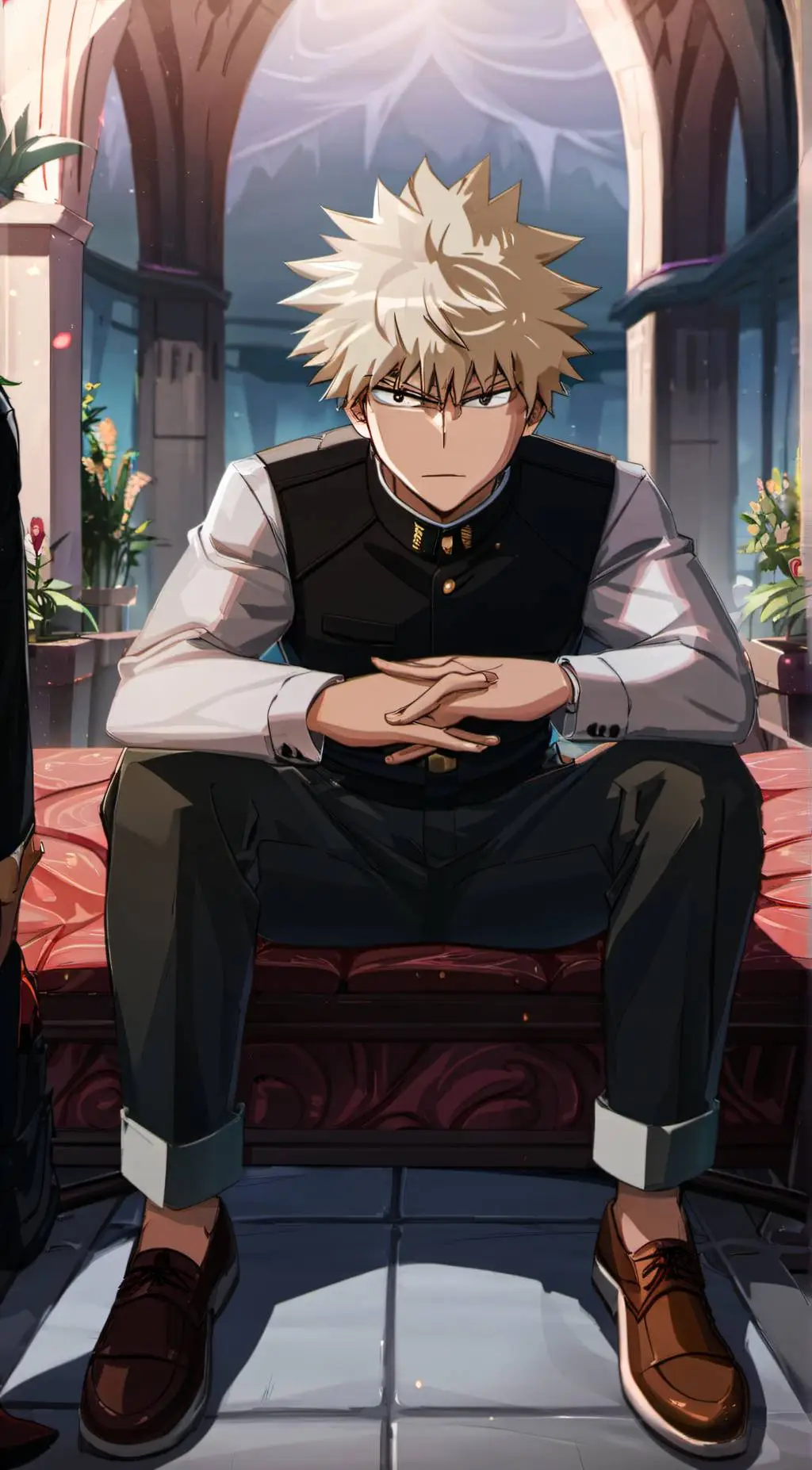 ai character: Bakugo background