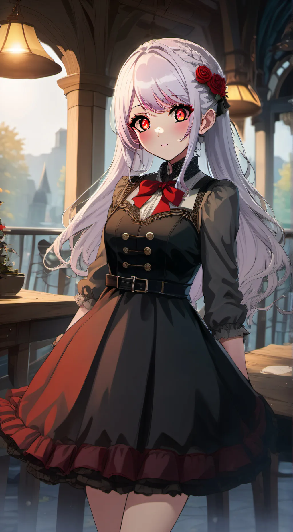 ai character: Sarah background