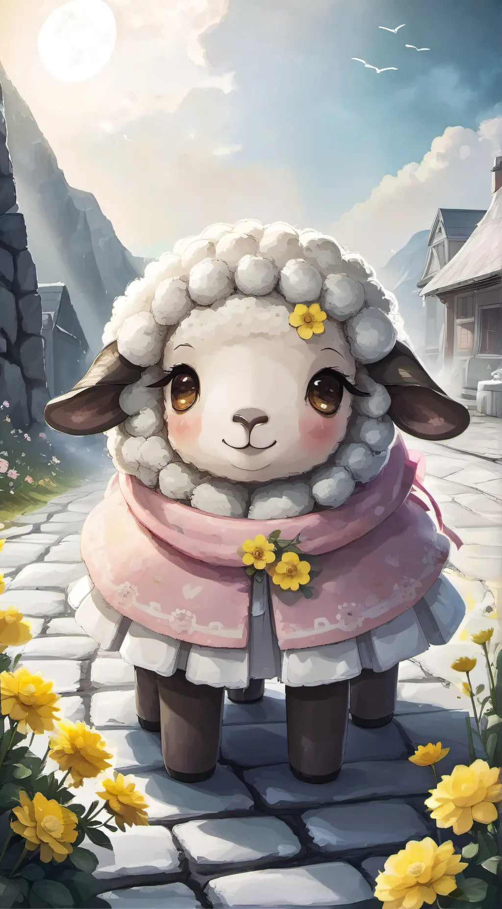 ai character: sweet piano  background