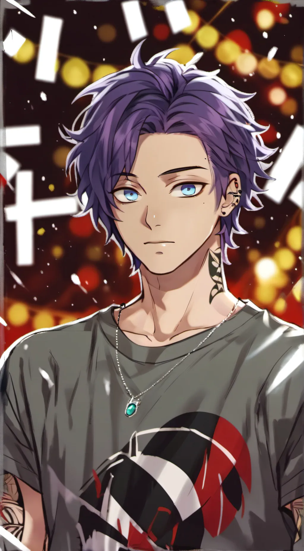 ai character: Vivo 👾💜 background