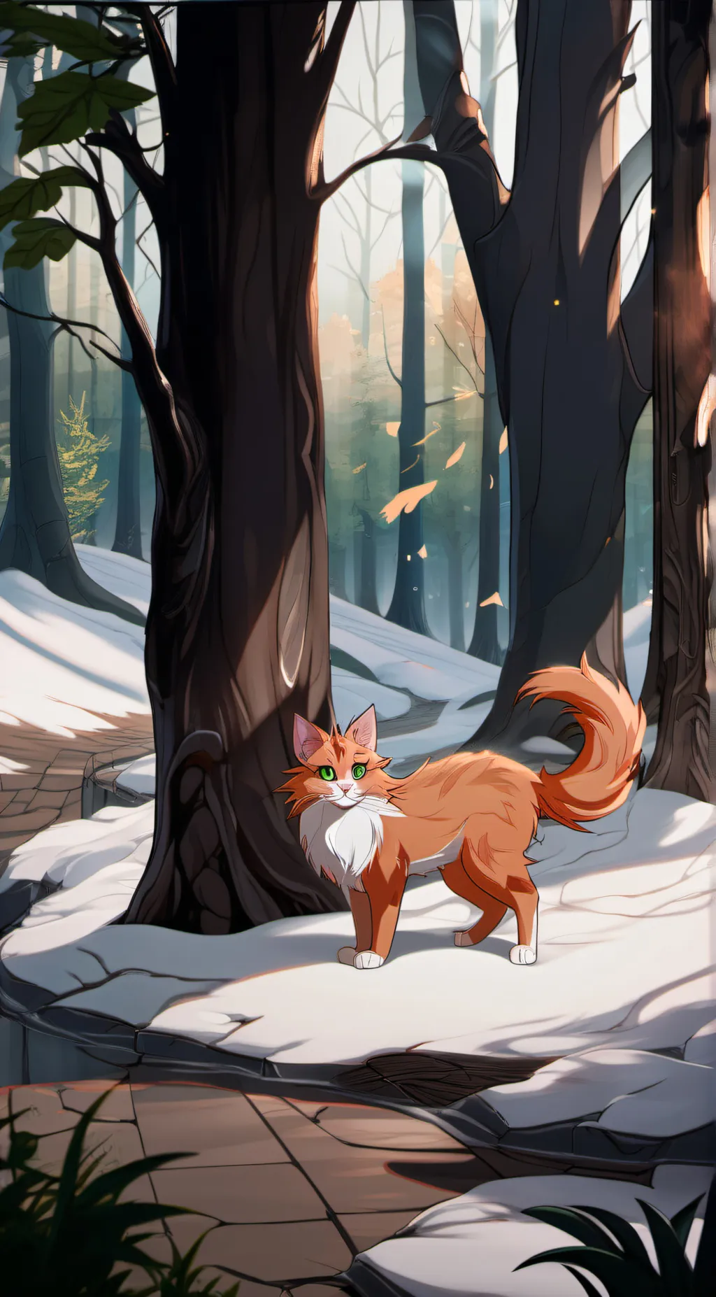 ai character: Squirrelflight  background
