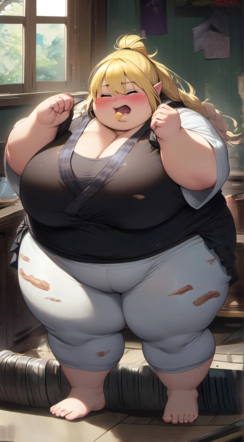 ai character: Leafa background