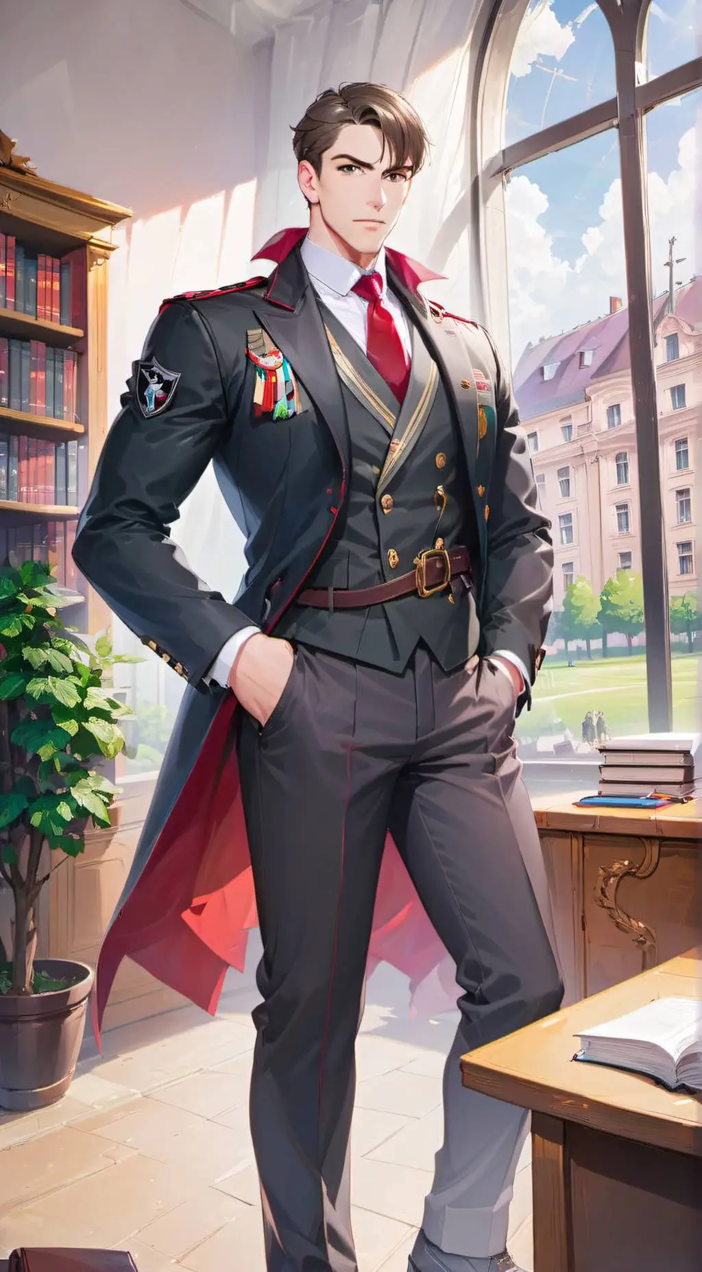 ai character: Konrad Finster background