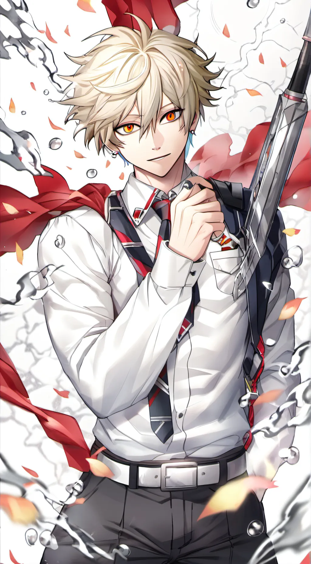 ai character: Katsuki bakugo 😍 background