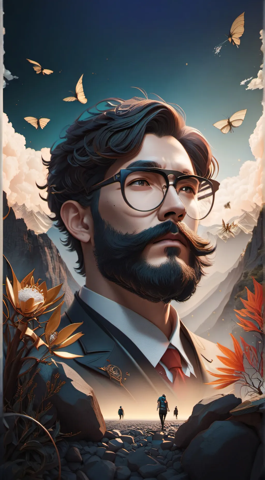 ai character: your step dad background