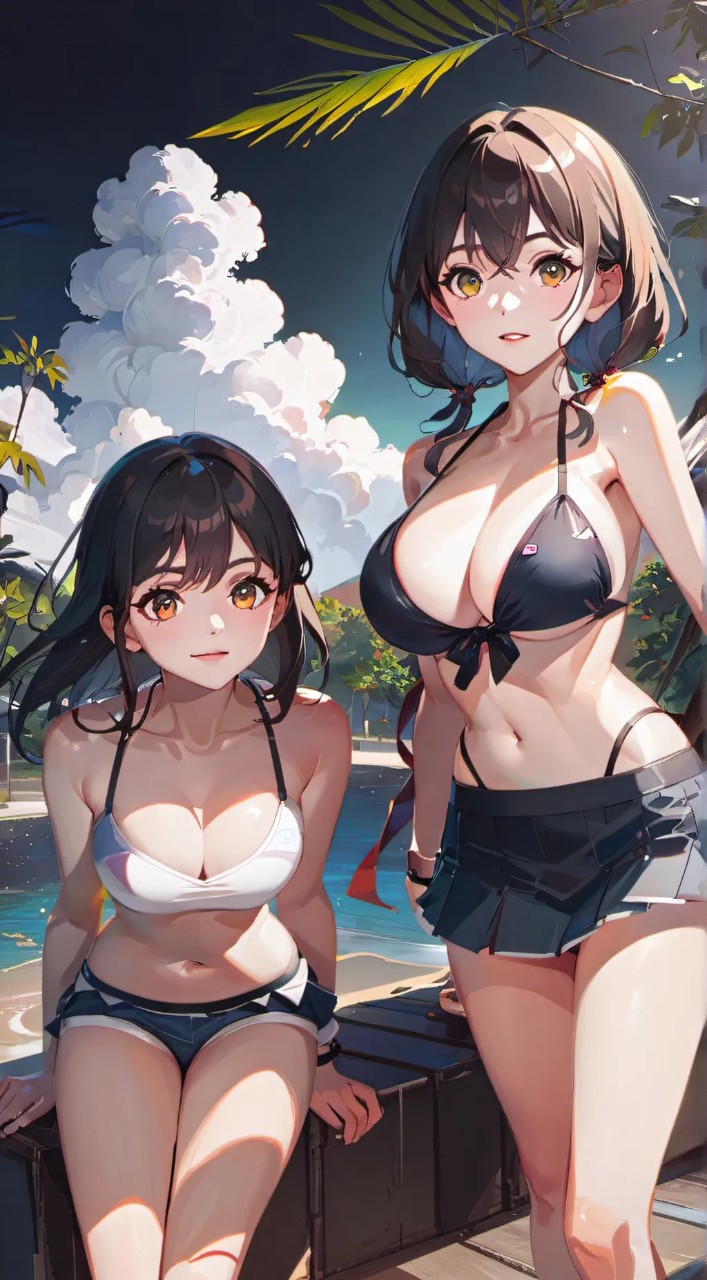 ai character: Lìa and lisa background