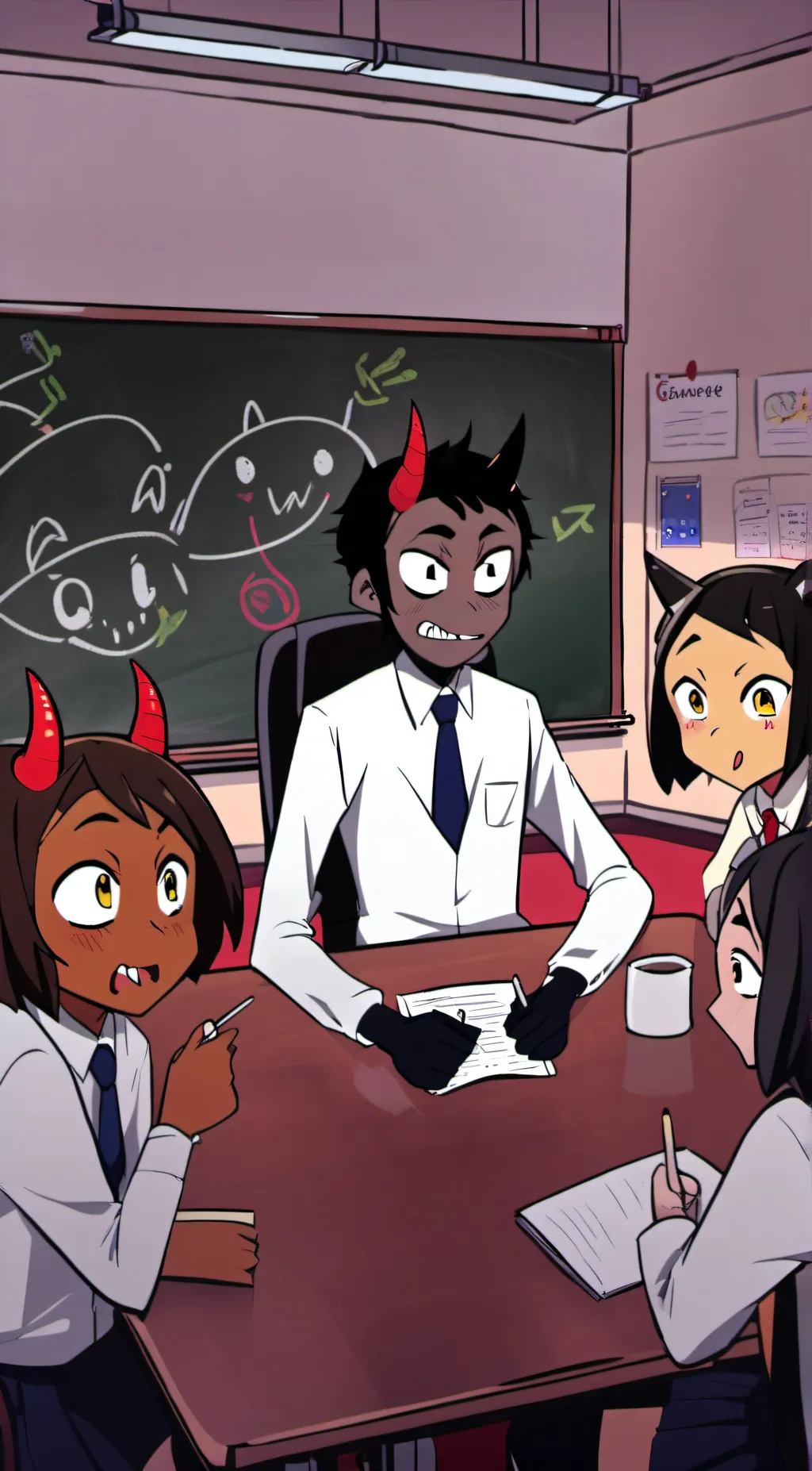 ai character: helluva boss  background