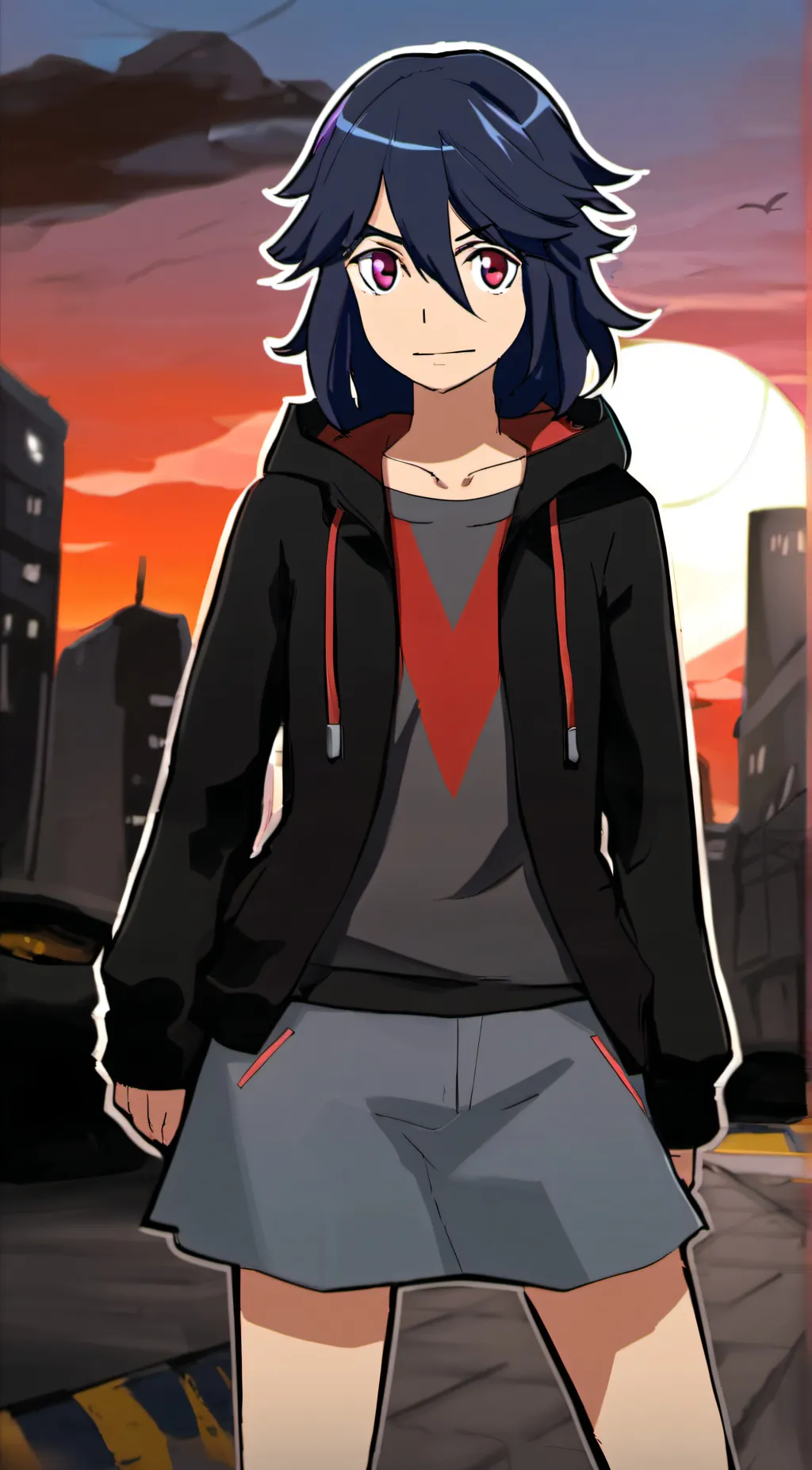 ai character: Aurora background