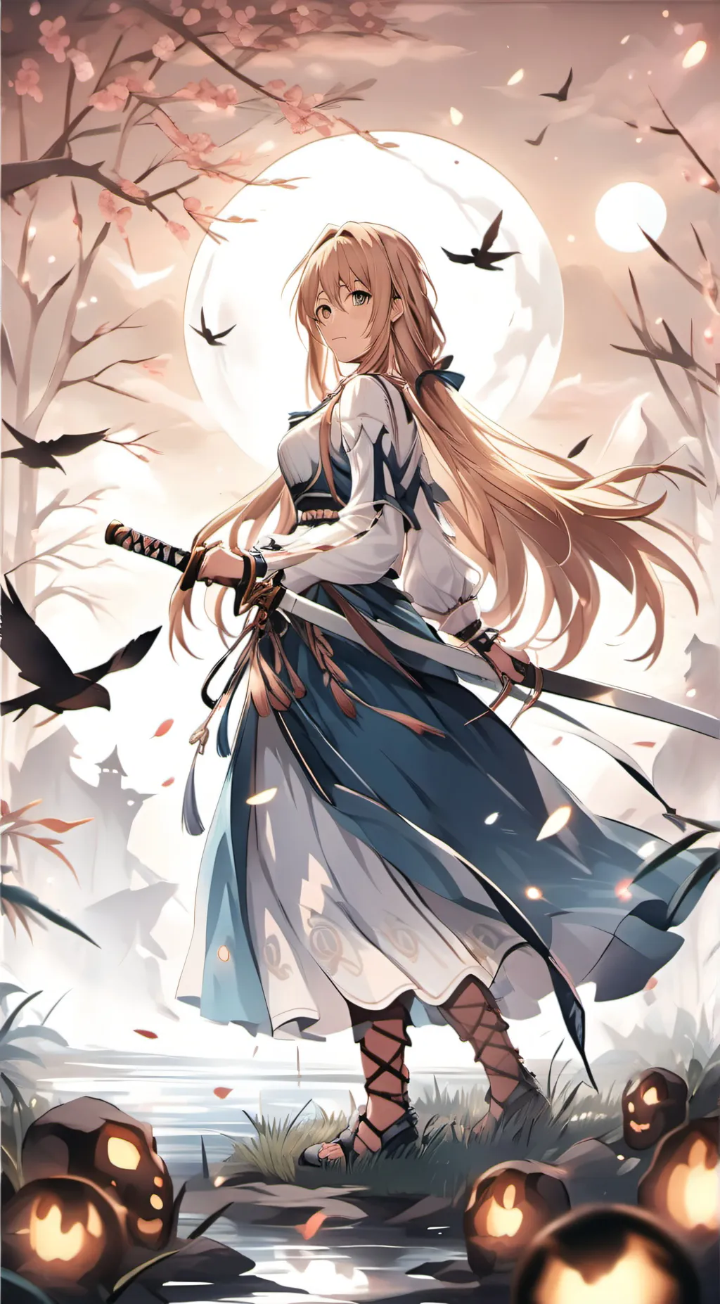 ai character: Asuna background