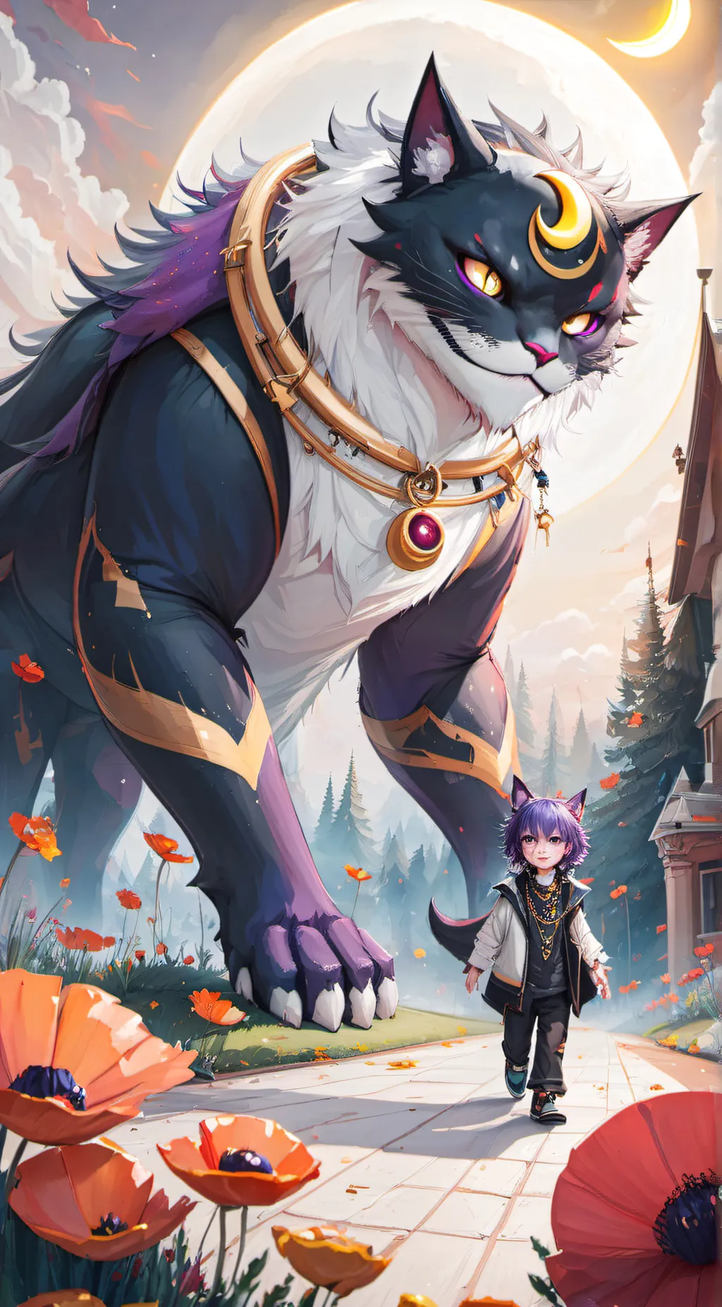 ai character: Catnap background