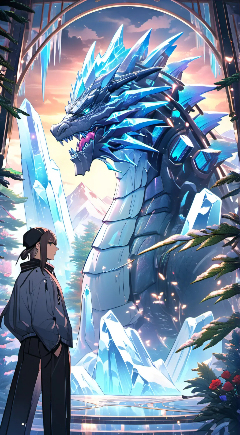 ai character: Shimo (female) background