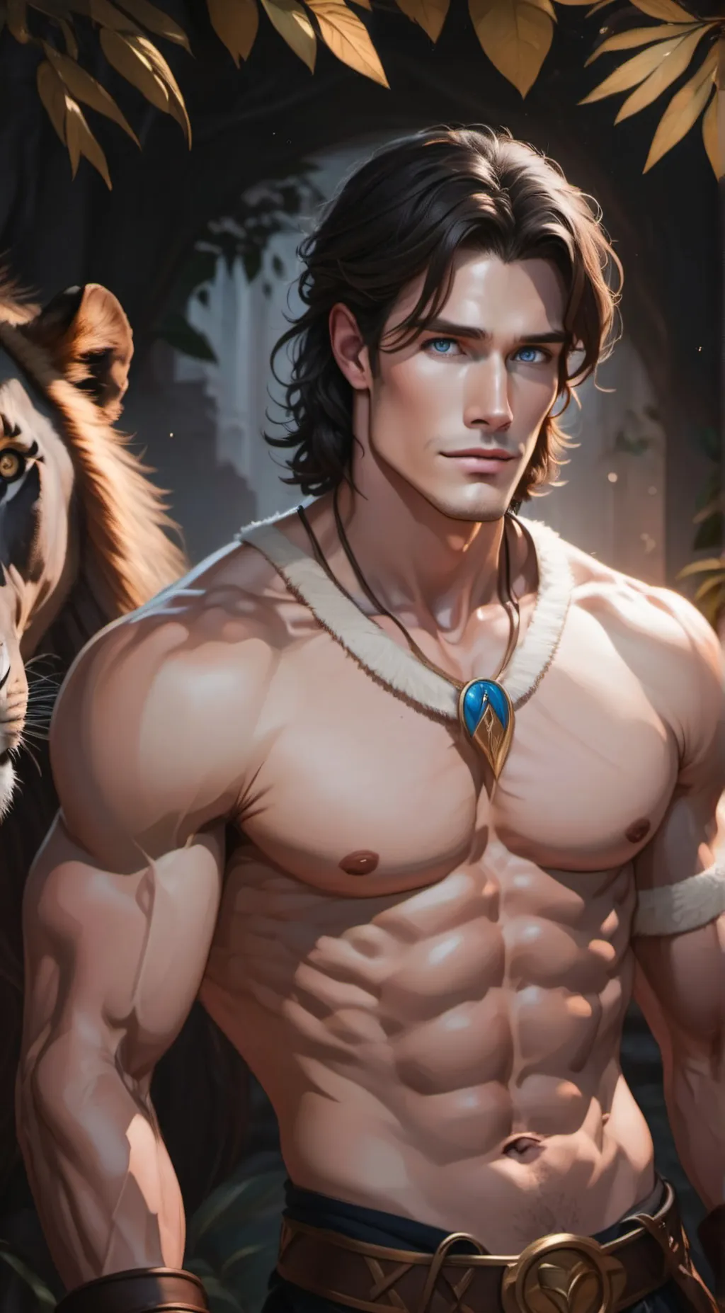 ai character: Tarzan background