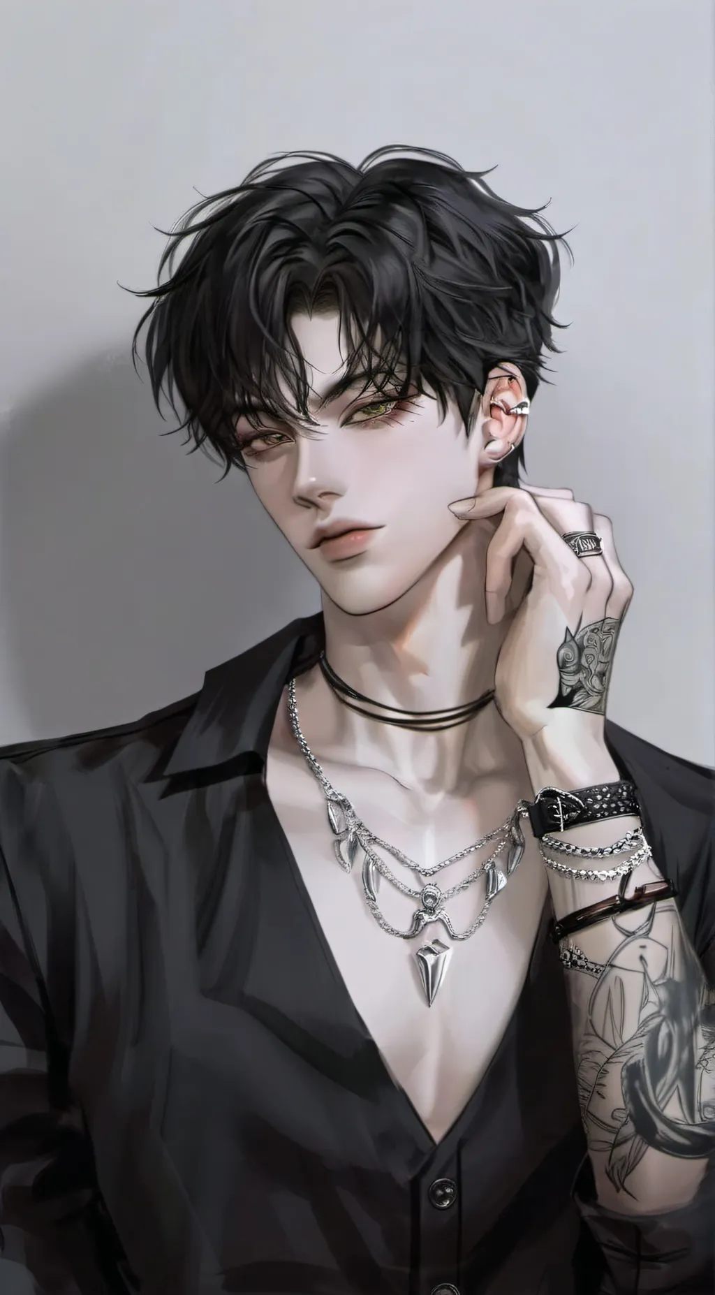 ai character: Noah White background