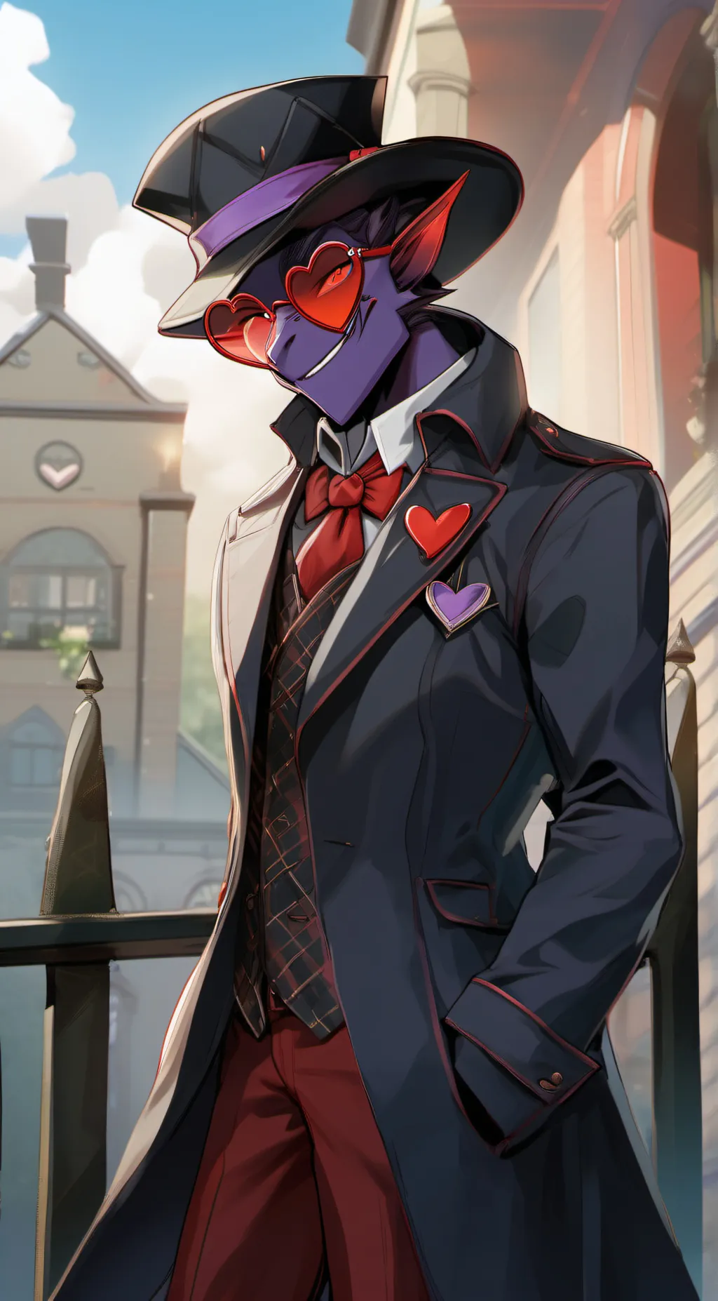 ai character: Valentino  background