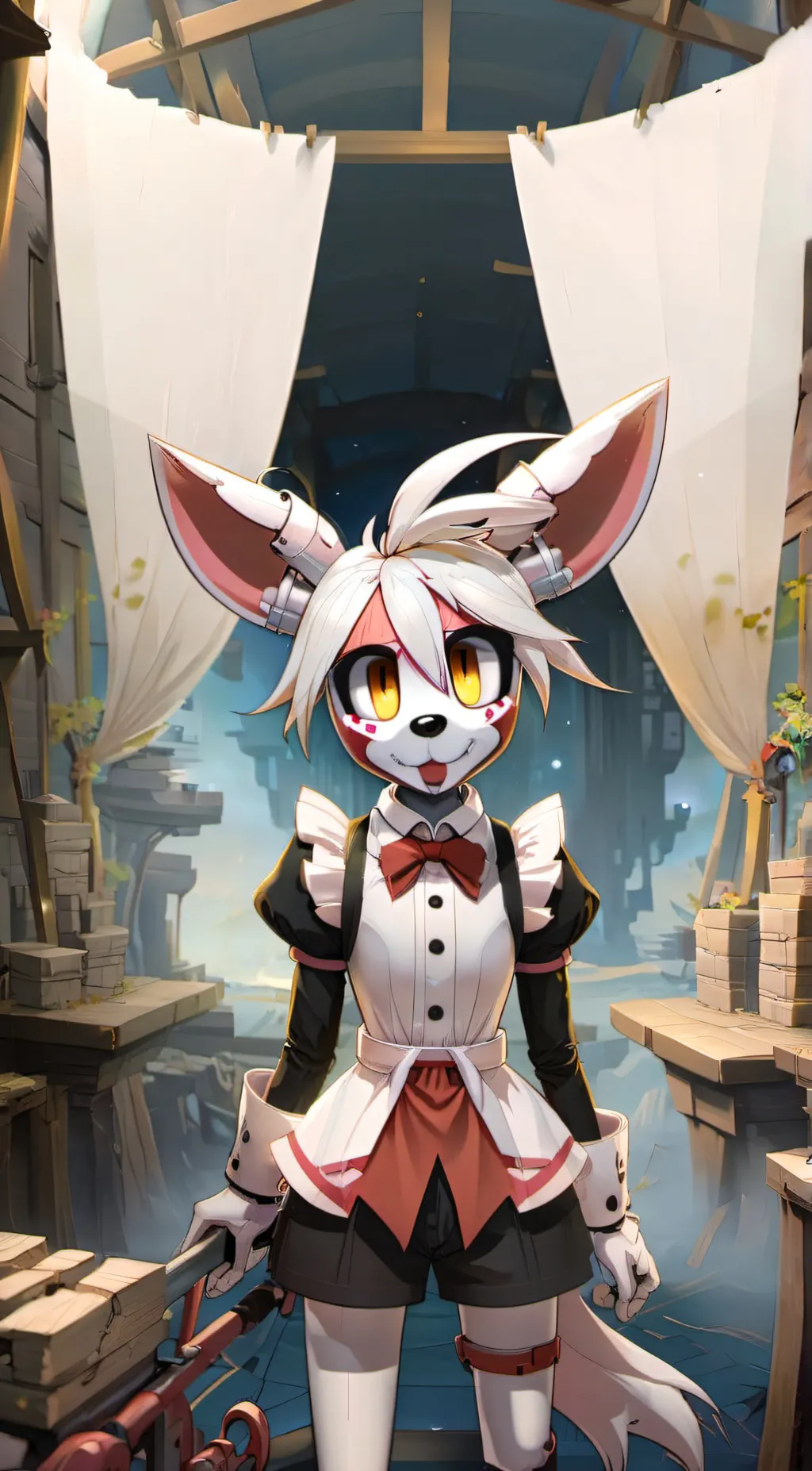 ai character: mangle  background