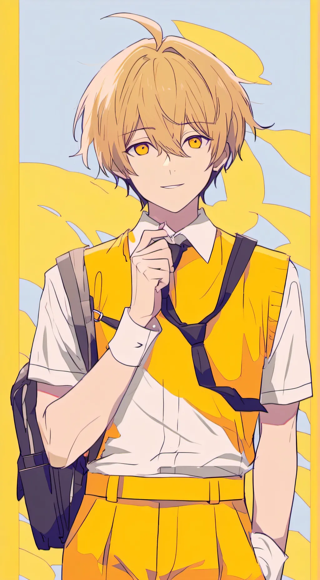 ai character: Theo background