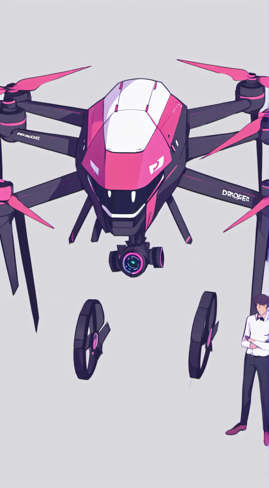 ai character: Murder drones background