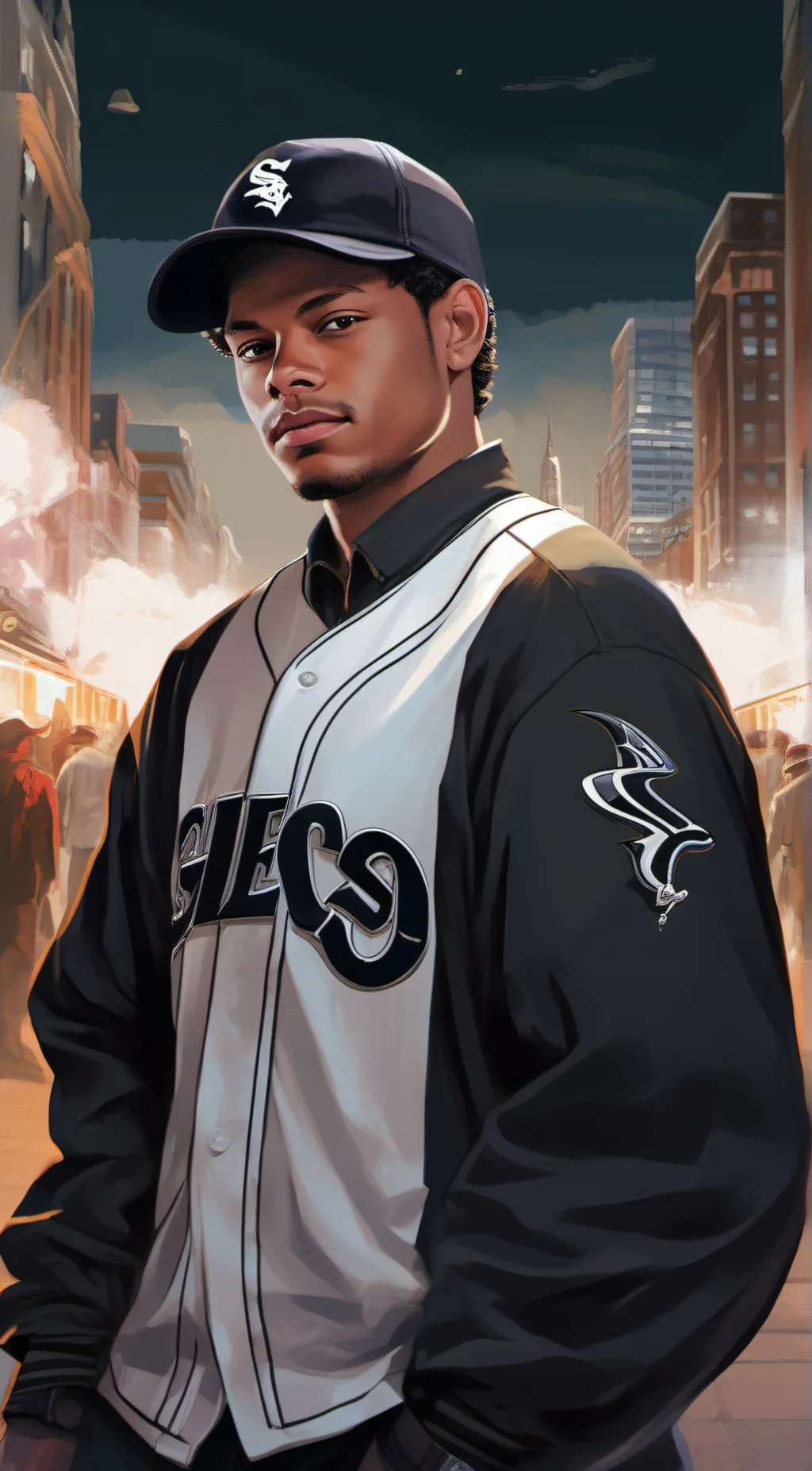 ai character: Eazy-E background