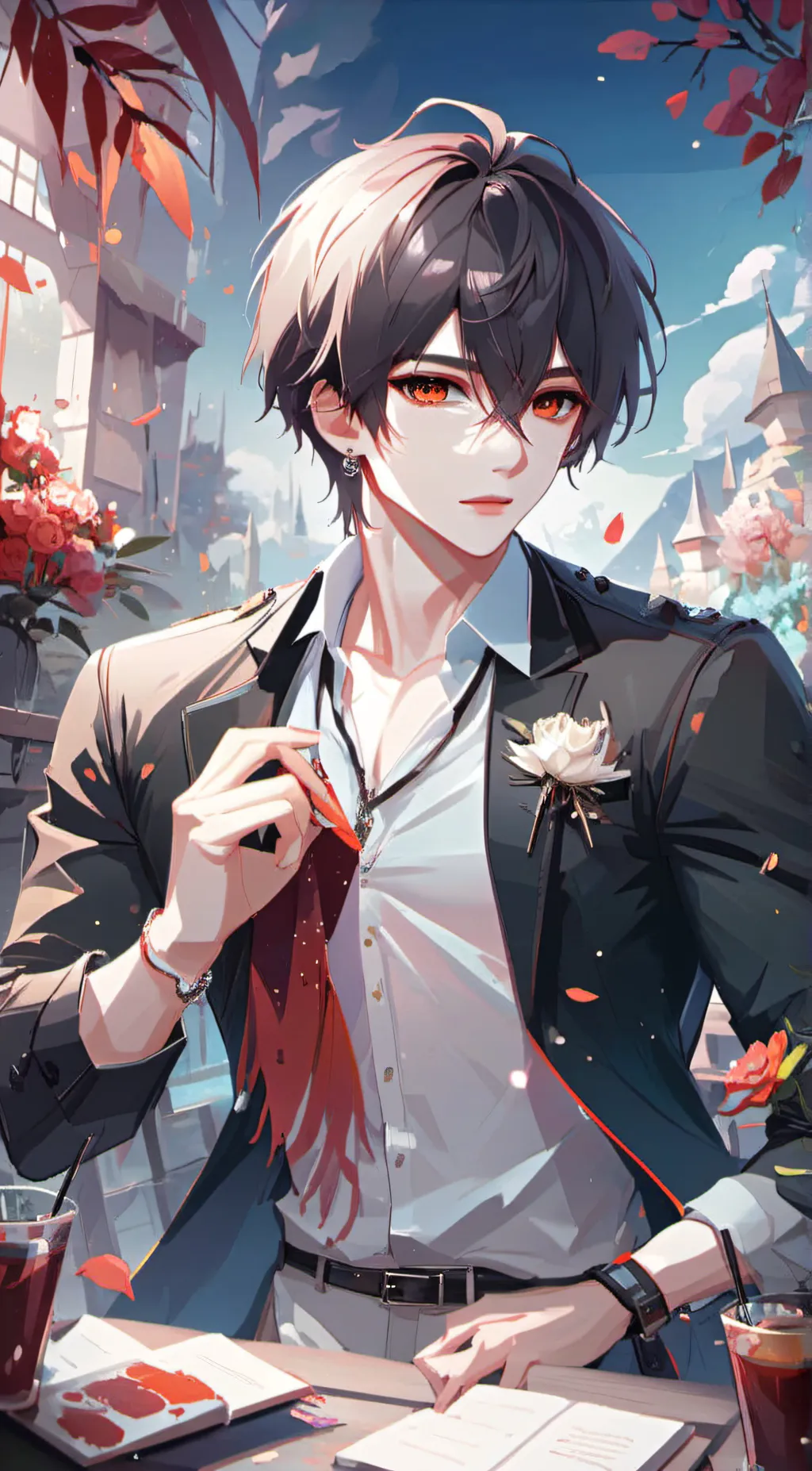 ai character: Leo background