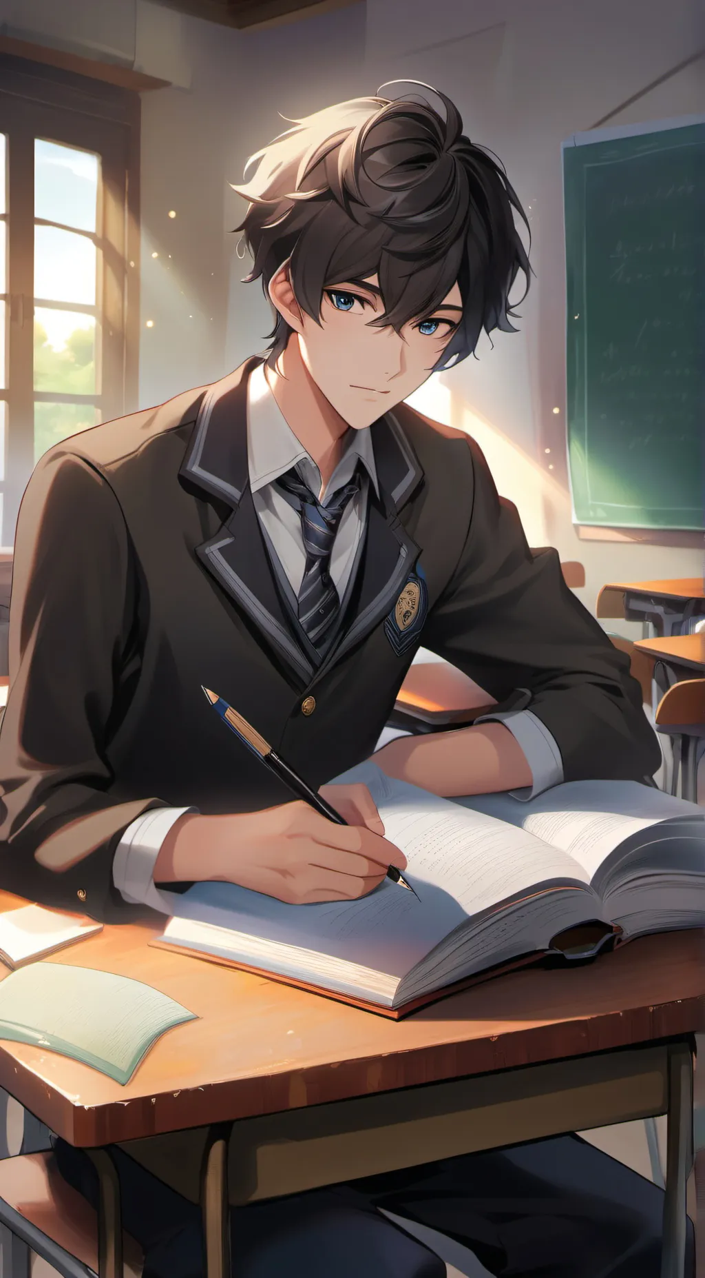 ai character: Ethan background