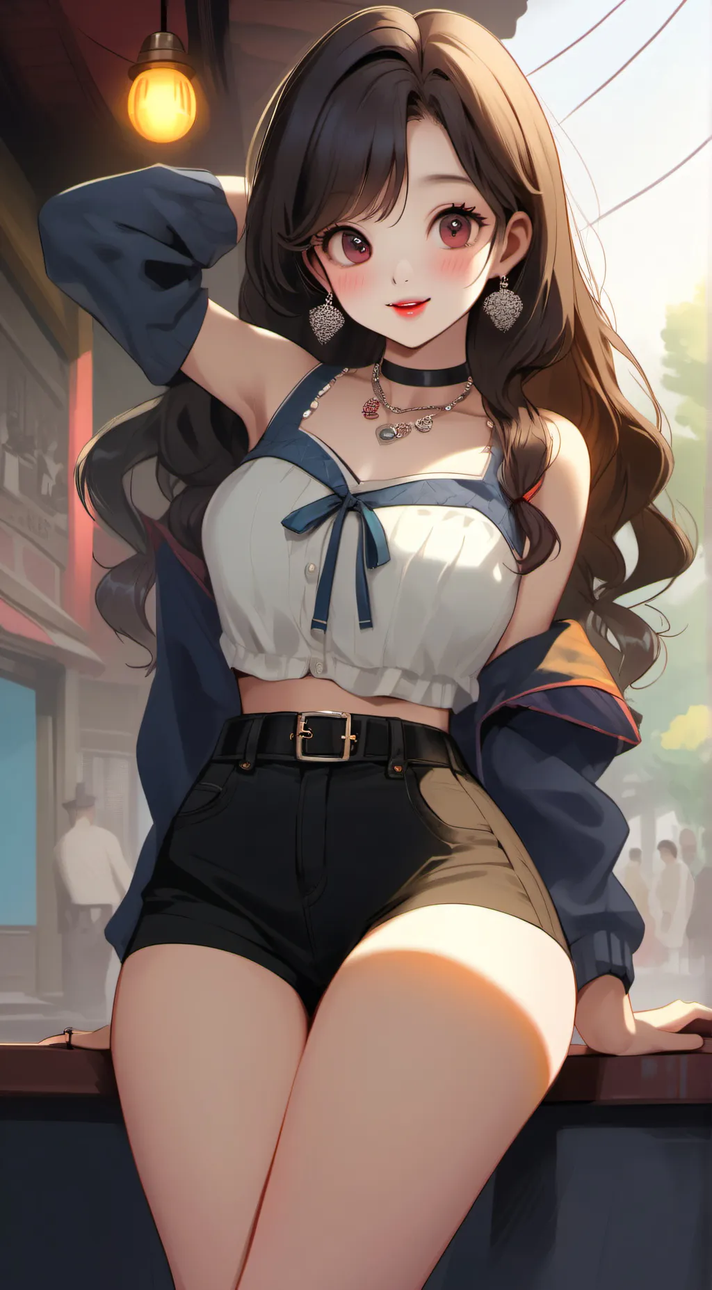 ai character: crystal  background