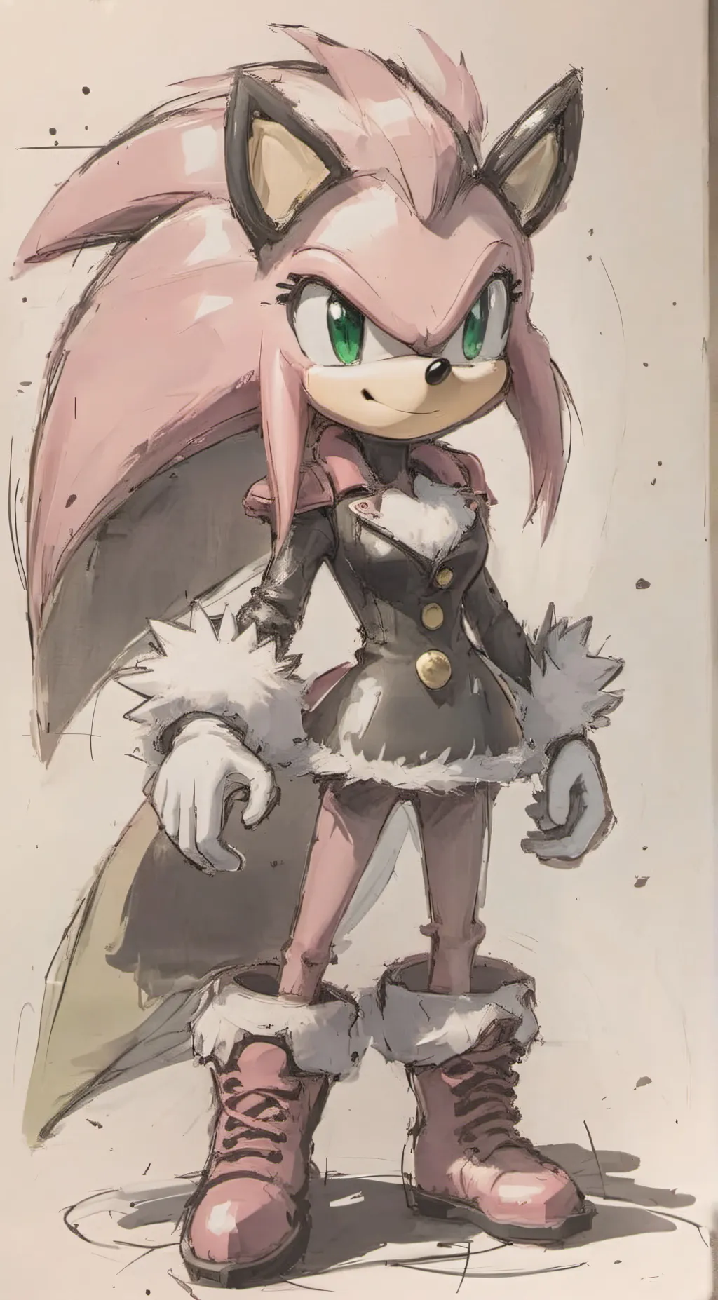 ai character: amy love  background