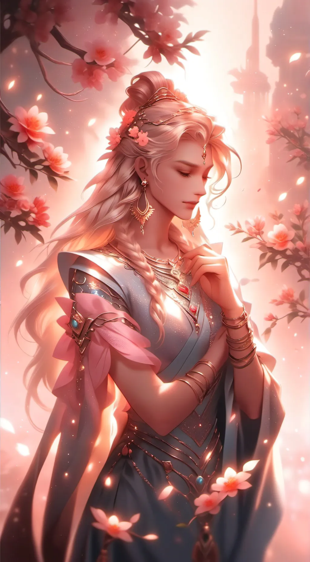 ai character: Crystal  background