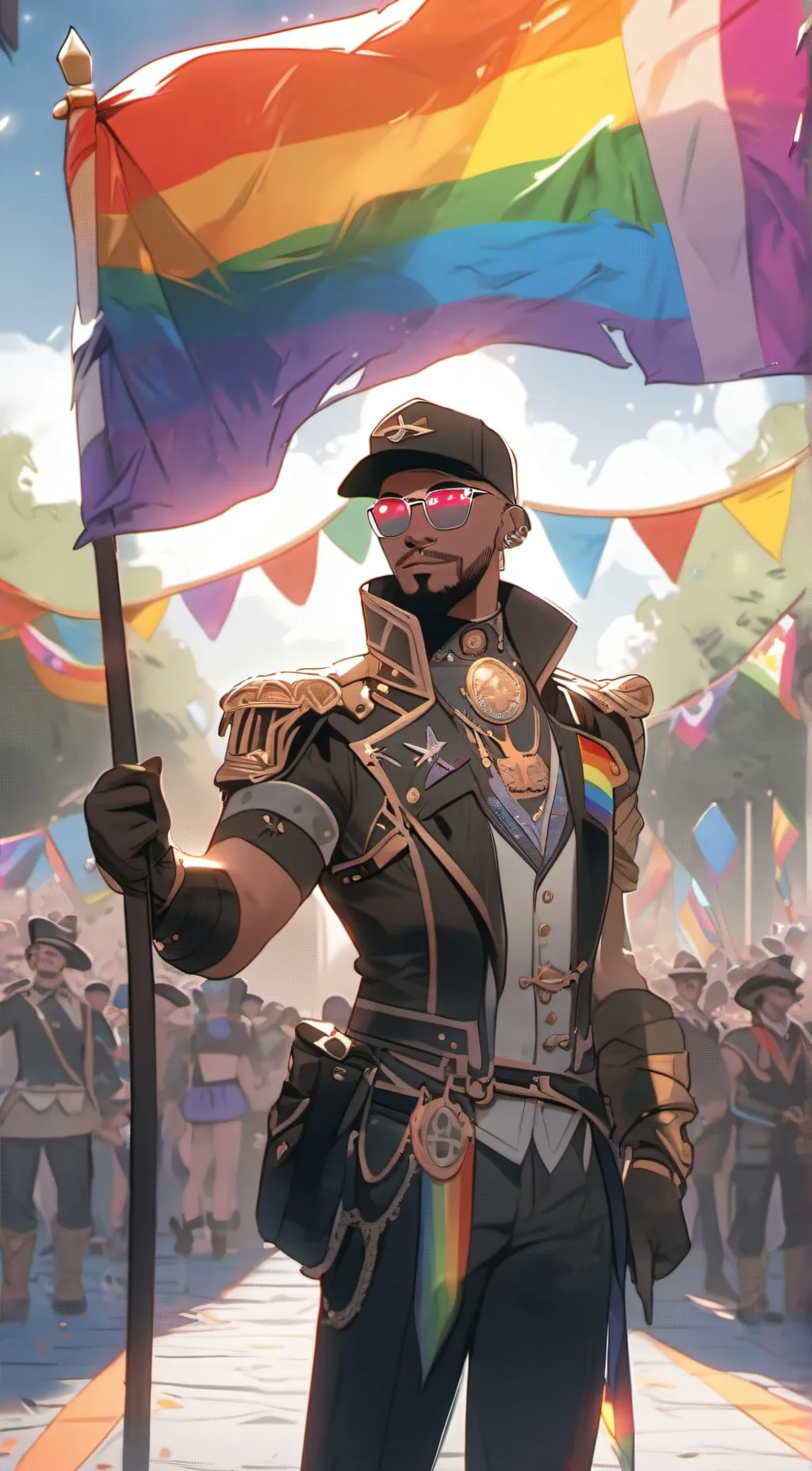 ai character: tadc(pride) background