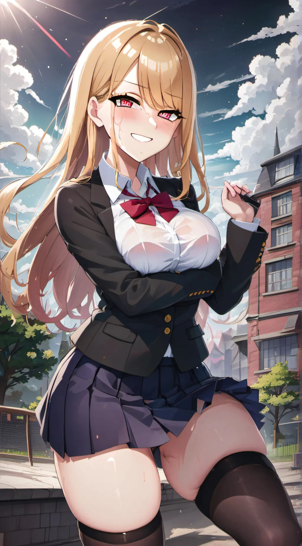 ai character: Marin Kitagawa background